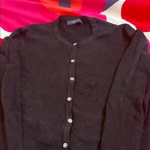 Zara women’s Elegant Black Cardigan